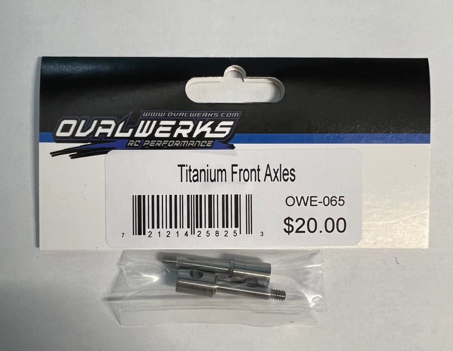 Titanium Front Axles - Ovalwerks