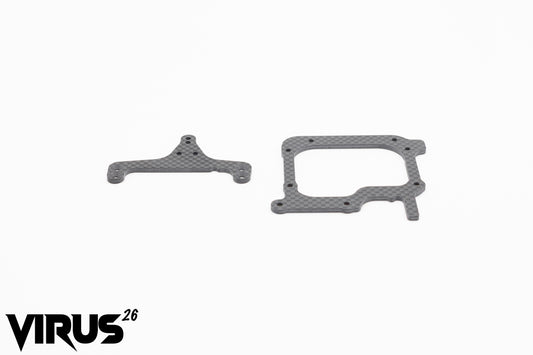 Virus 26 offset top and Bottom plates