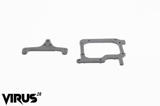 Virus 26 offset top and Bottom plates - 1 Degree